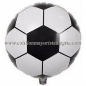 Globo metalizado pelota de futbol / boca river redondos 18"