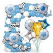 Globos SET SUPER decorativo 65 piezas boca river argentina