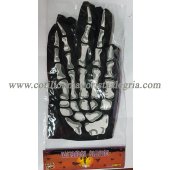 Hallo. Guantes de esqueleto (par) 