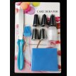 Rep. Set 12 piezas espatula 5 picos reposteros cupla pincer