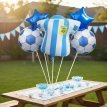 Set 5 globos camiseta argentina x1