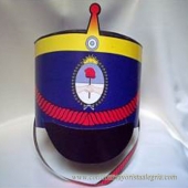 Patrio Gorro Granadero / realista p/ armar x12
