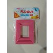 Rep. Cortante Flogus Plastic 3D rectangulos x5