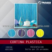 Cortina Plastica Colores 0.80x2.2m *