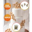 ****** Cake topper Adorno PINCHES corazones 20 piezas