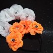 Hallo. Vinchas 5 flores con aplique varios impor x1
